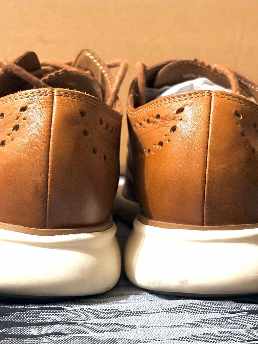 Cole Haan ZERØGRAND Men’s Brown Wingtip Oxford Sz. 9